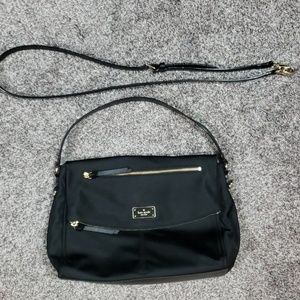 Kate Spade black nylon handbag purse